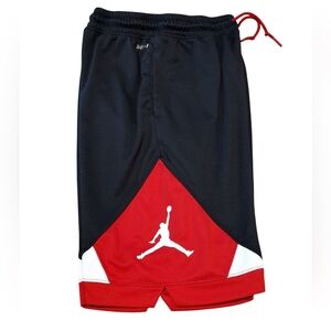 Jordan Black, Red, White Shorts Size Large